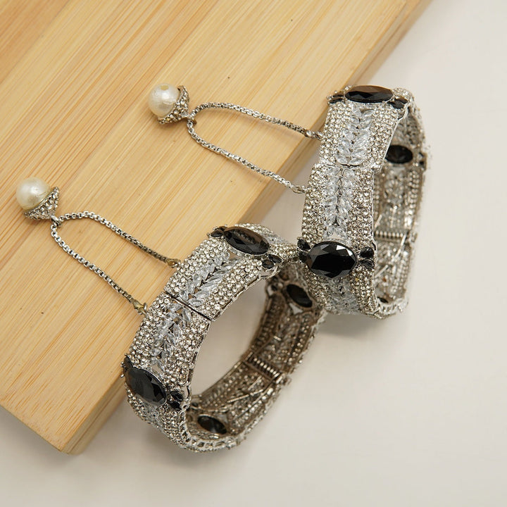 Polkis And Egyptian Kara Pair - tlmjewels