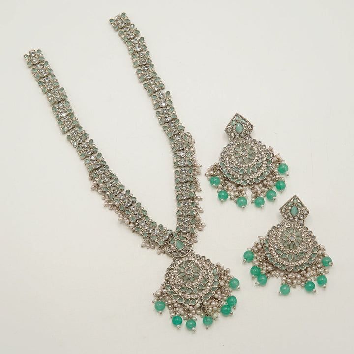 Polkis And Zircones Chaand Baali Mala Set - tlmjewels