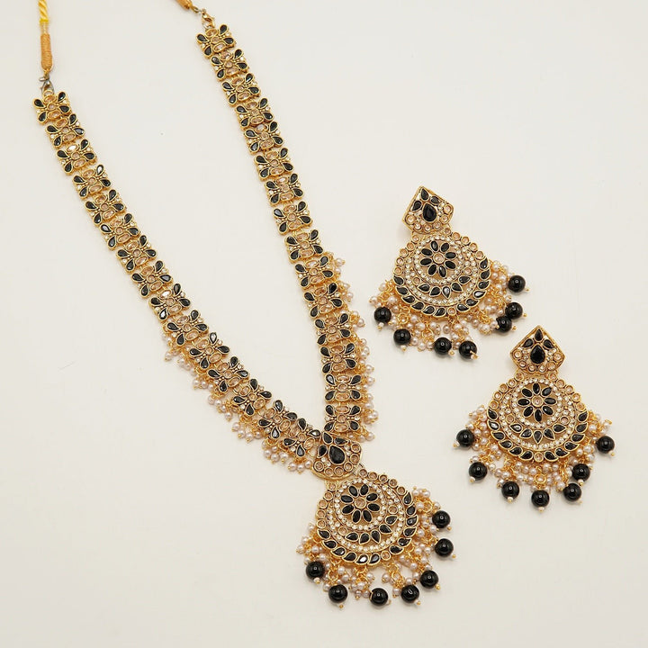 Polkis And Zircones Chaand Baali Mala Set - tlmjewels