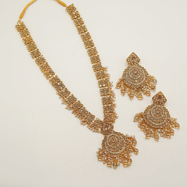 Polkis And Zircones Chaand Baali Mala Set - tlmjewels