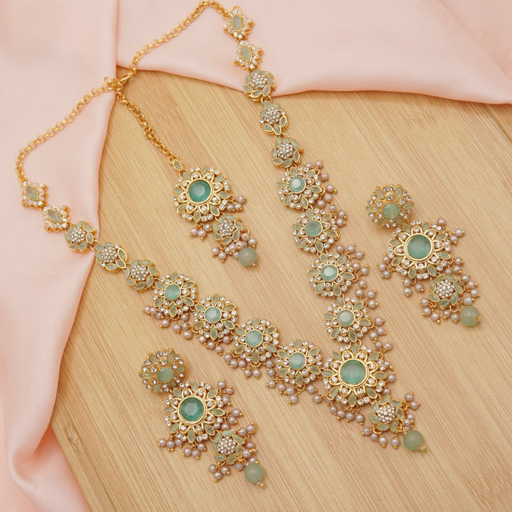 Polkis And Zircones Mini Mala Set - tlmjewels