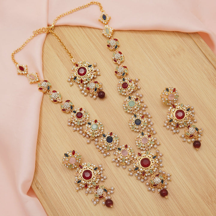 Polkis And Zircones Mini Mala Set - tlmjewels