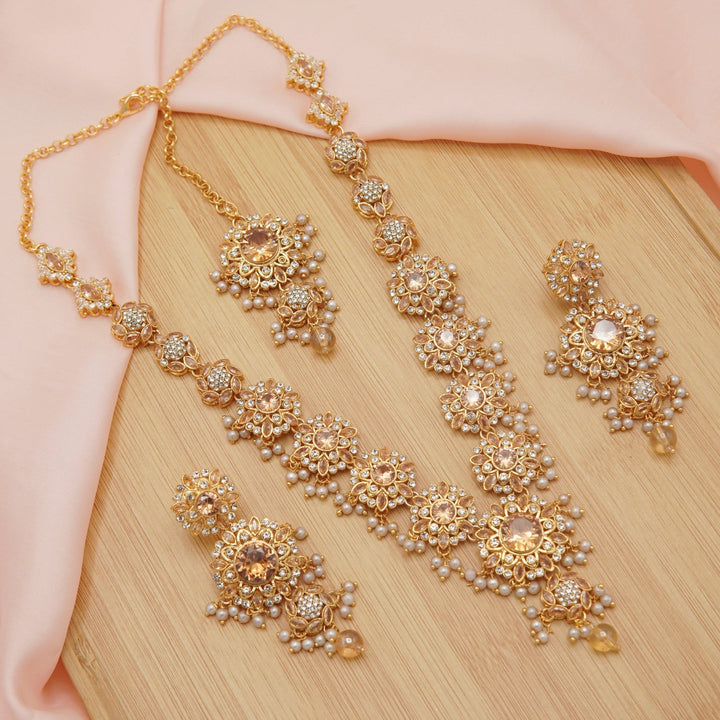 Polkis And Zircones Mini Mala Set - tlmjewels