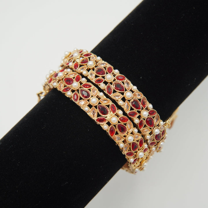Polkis Bangles Pair - tlmjewels