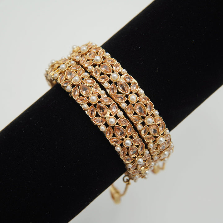 Polkis Bangles Pair - tlmjewels
