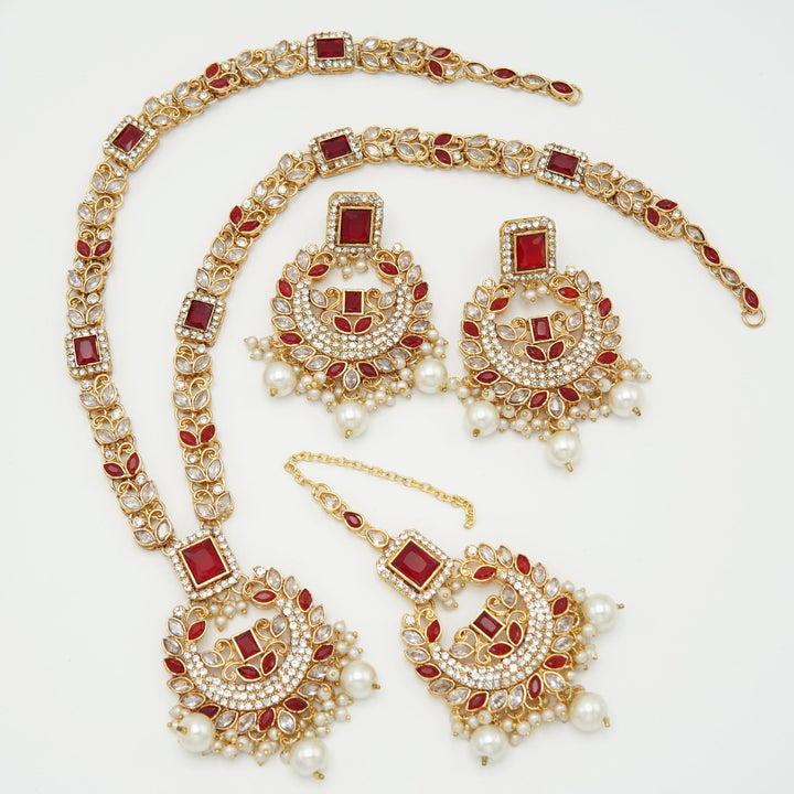Polkis Chaand Baali Mala Set - tlmjewels