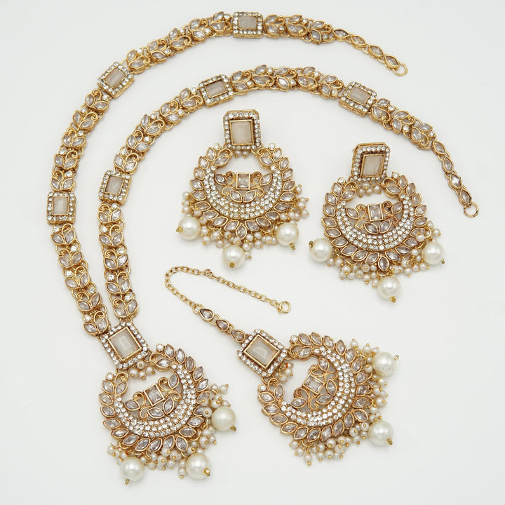 Polkis Chaand Baali Mala Set - tlmjewels
