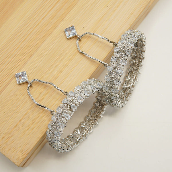 Polkis Nauratan And Solid Bangles Pair - tlmjewels