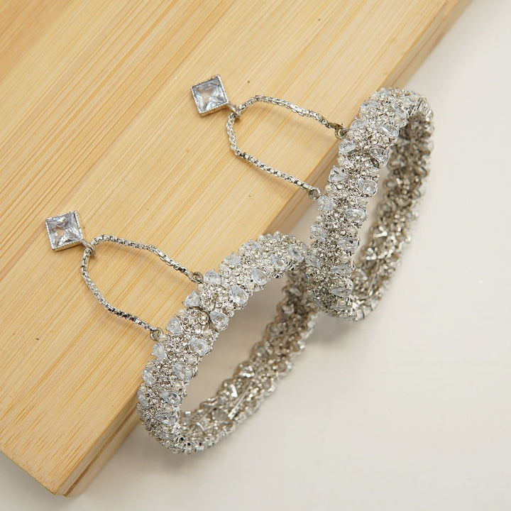 Polkis Nauratan And Solid Bangles Pair - tlmjewels