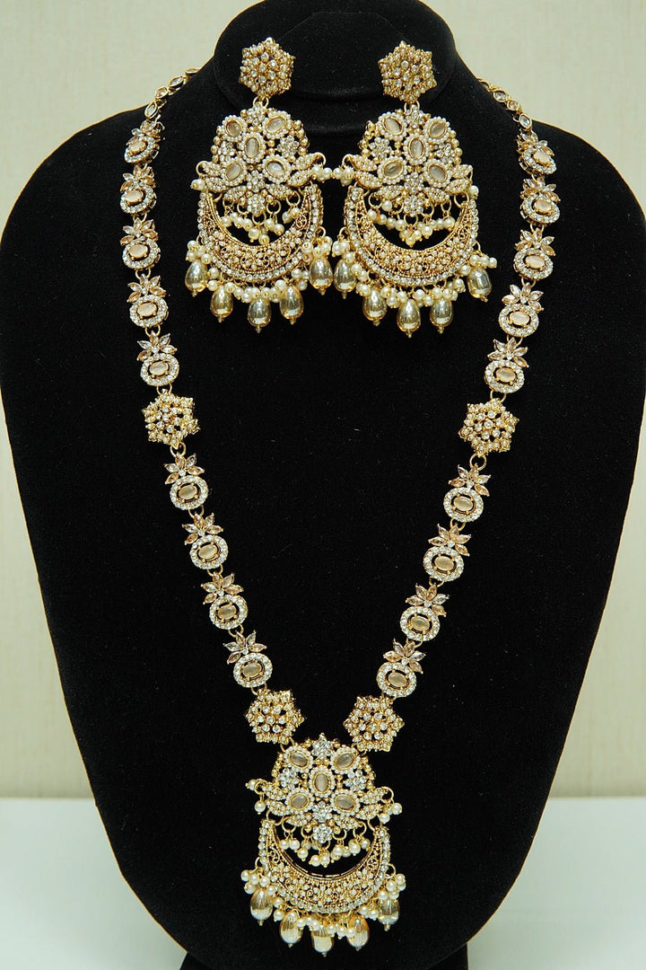 Polkis Pearl Work Mala Set - tlmjewels