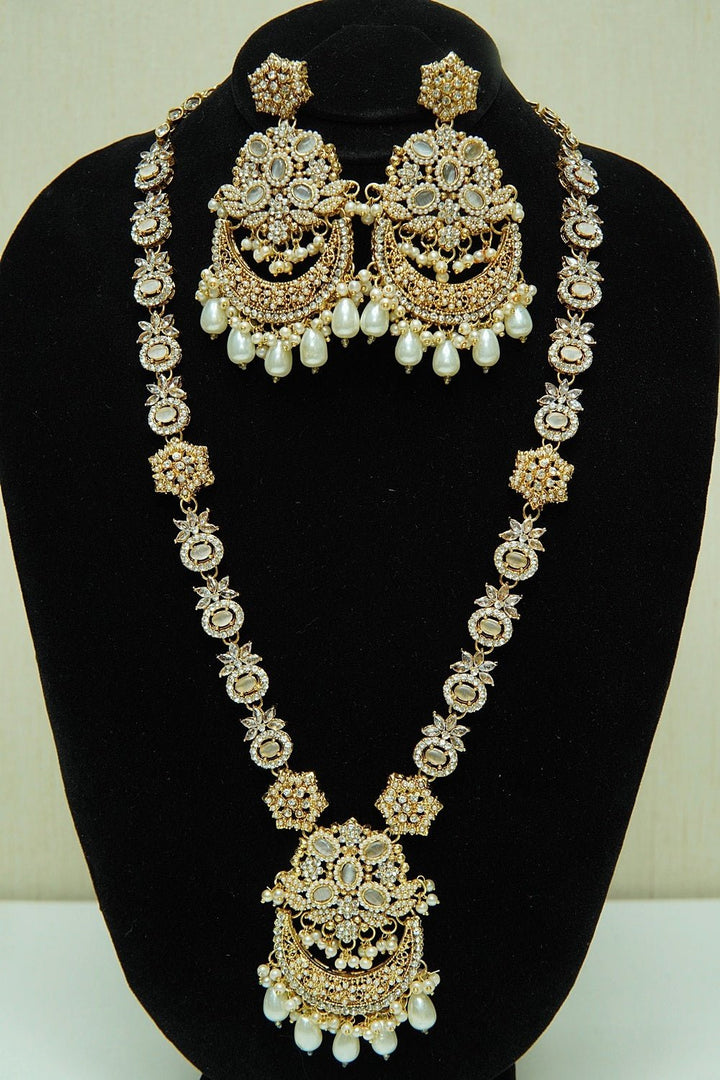 Polkis Pearl Work Mala Set - tlmjewels