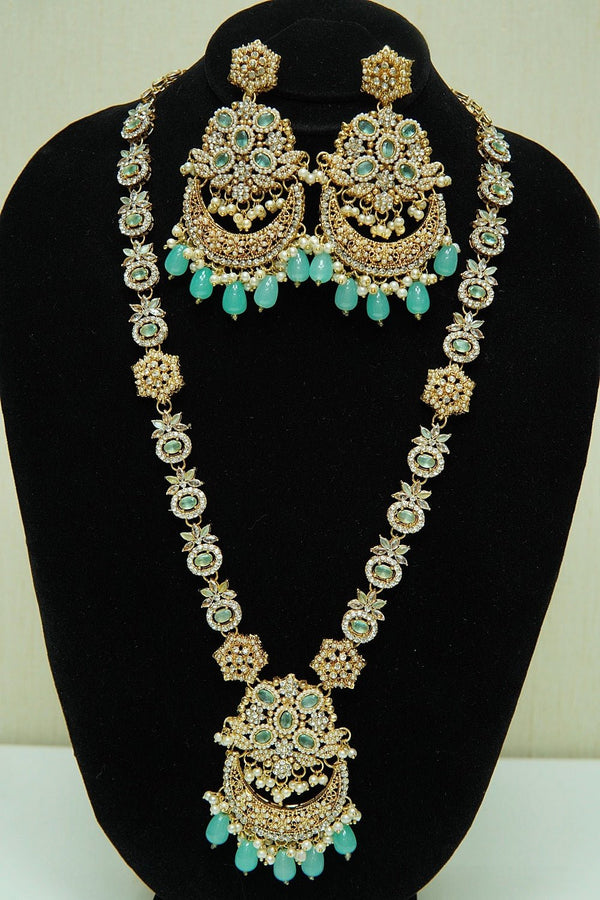 Polkis Pearl Work Mala Set - tlmjewels