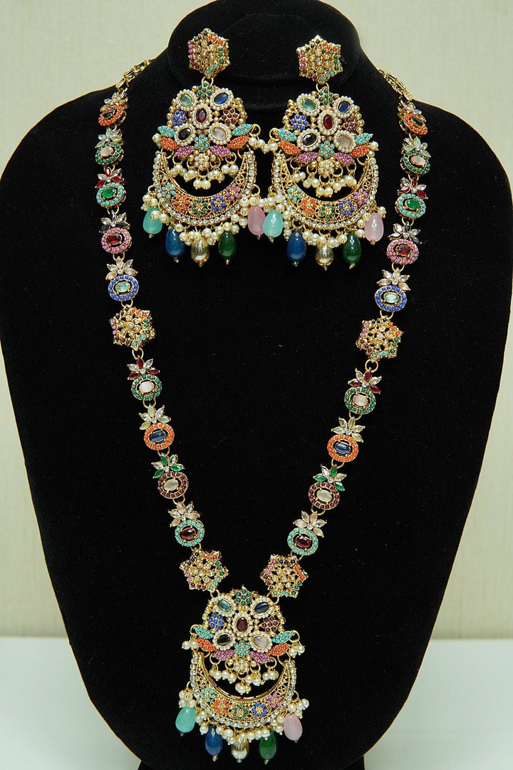 Polkis Pearl Work Mala Set - tlmjewels