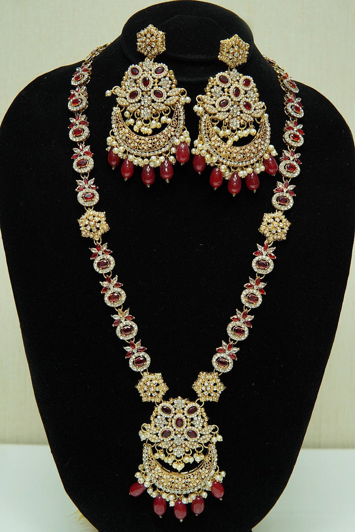 Polkis Pearl Work Mala Set - tlmjewels