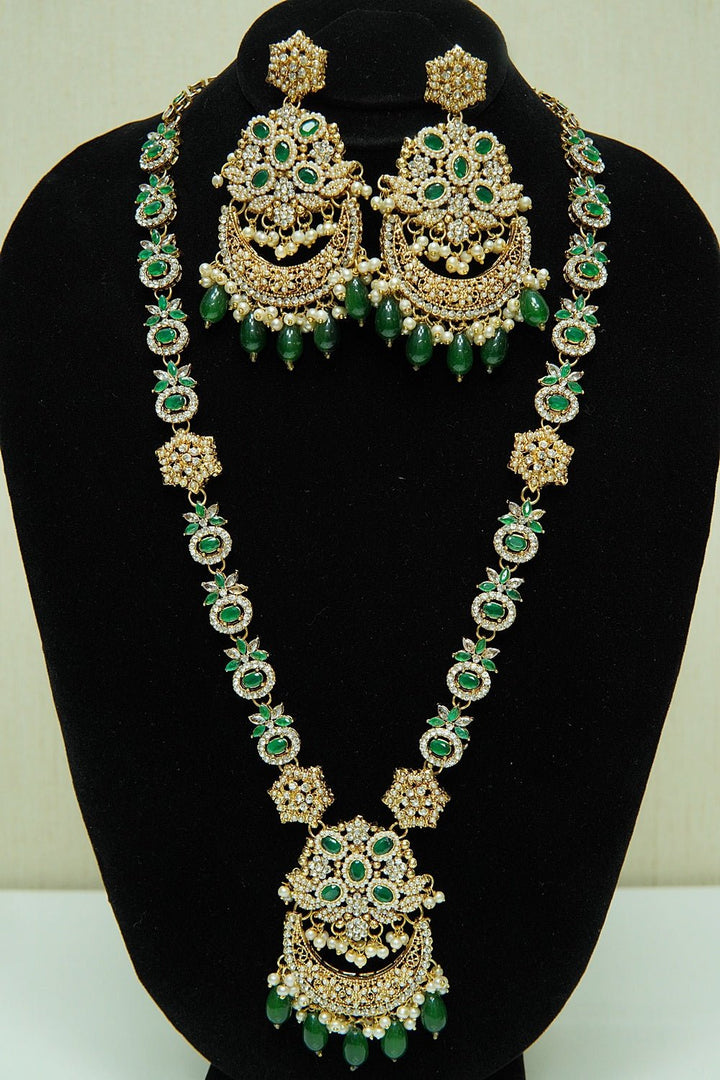 Polkis Pearl Work Mala Set - tlmjewels