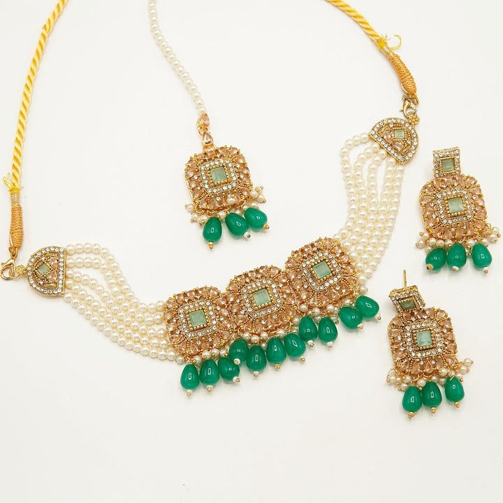 Reversed A.D Polkis Choker Set - tlmjewels