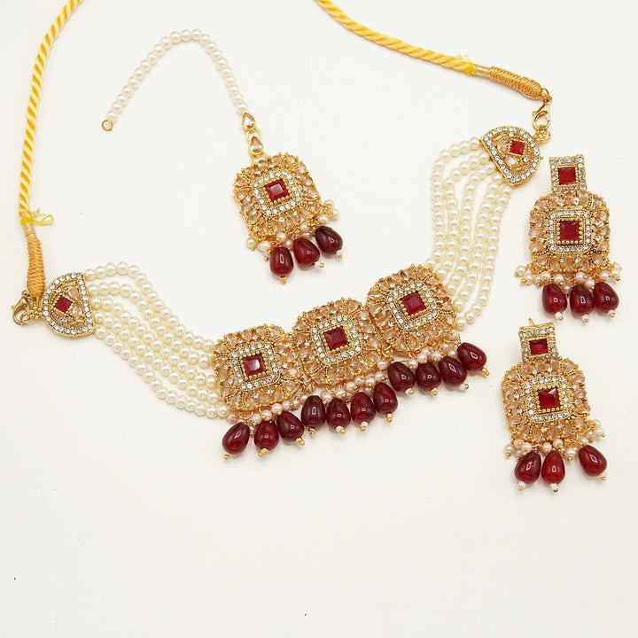 Reversed A.D Polkis Choker Set - tlmjewels