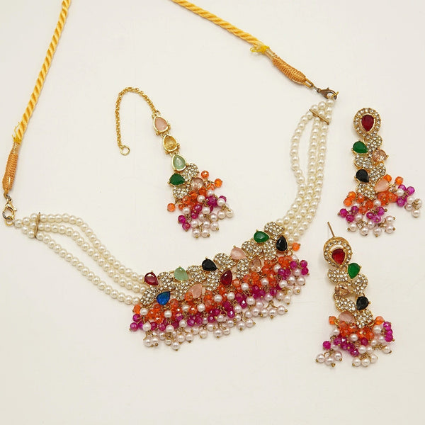 Sparking Zircones Choker Set - tlmjewels