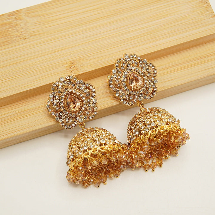 Tradional Light in Weight Jhumka Earring - tlmjewels