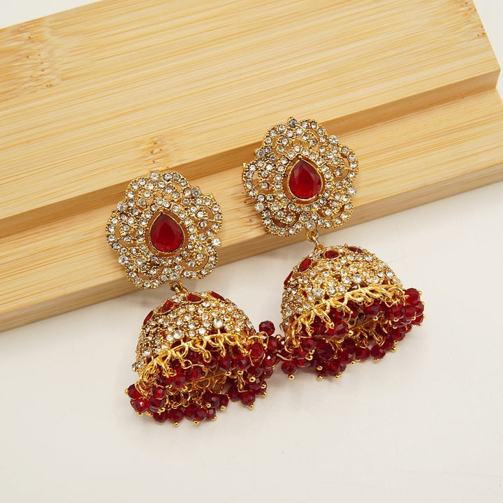Tradional Light in Weight Jhumka Earring - tlmjewels