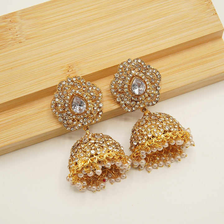 Tradional Light in Weight Jhumka Earring - tlmjewels