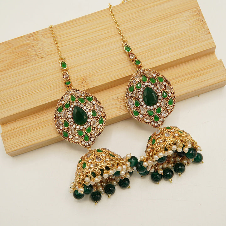 Traditional Jhumka Earring With Sahara - tlmjewels