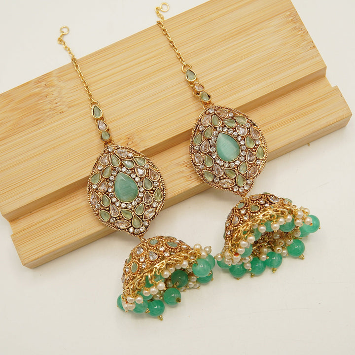 Traditional Jhumka Earring With Sahara - tlmjewels