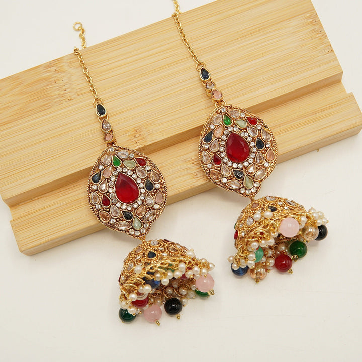 Traditional Jhumka Earring With Sahara - tlmjewels