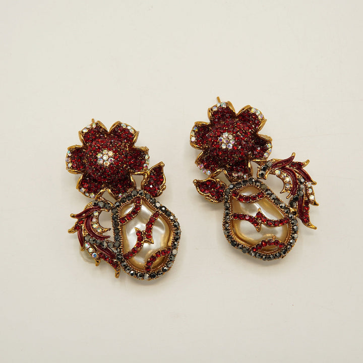 Turkish Colorful Mother Of Pearl Earring - tlmjewels