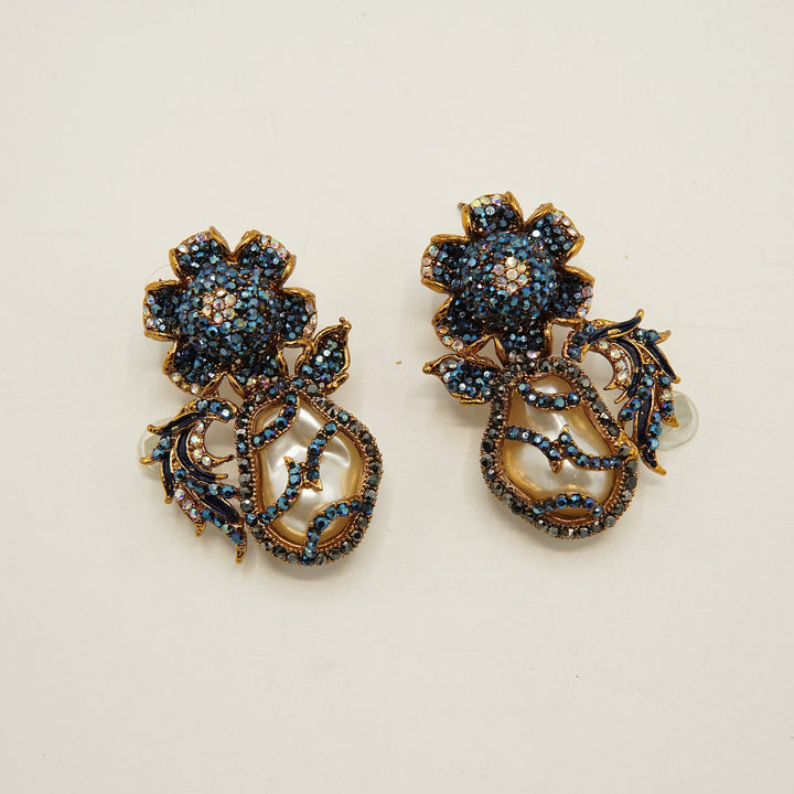 Turkish Colorful Mother Of Pearl Earring - tlmjewels