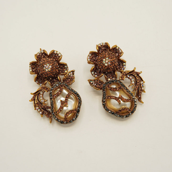 Turkish Colorful Mother Of Pearl Earring - tlmjewels