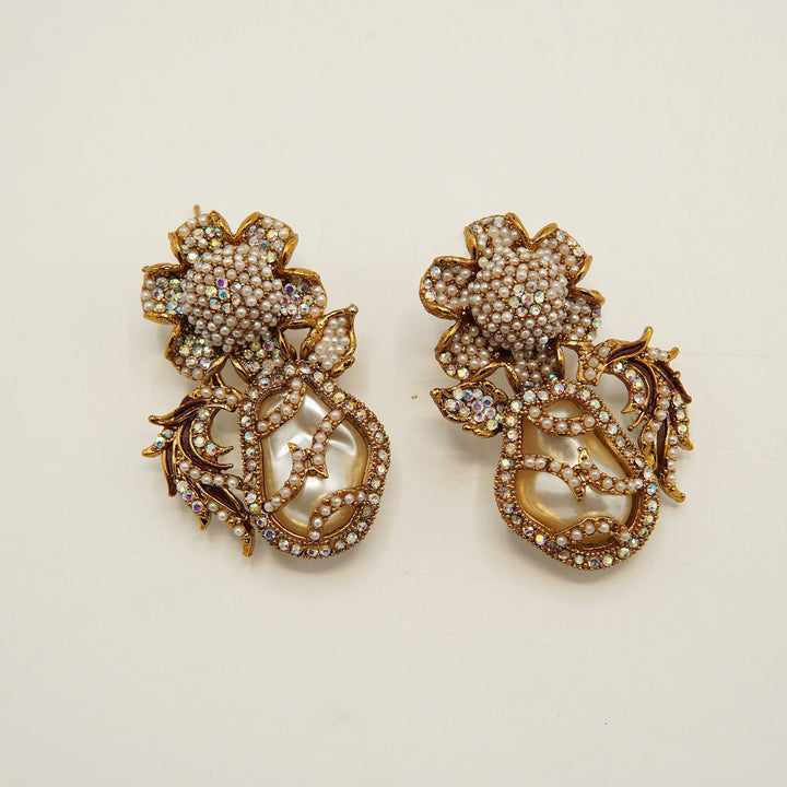 Turkish Colorful Mother Of Pearl Earring - tlmjewels