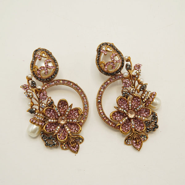 Turkish Floral Baali Earring - tlmjewels