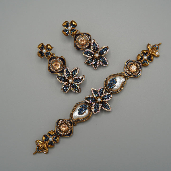 Turkish M.O.P Chik Patti Set - tlmjewels