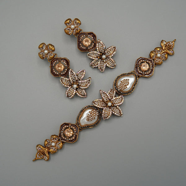Turkish M.O.P Chik Patti Set - tlmjewels