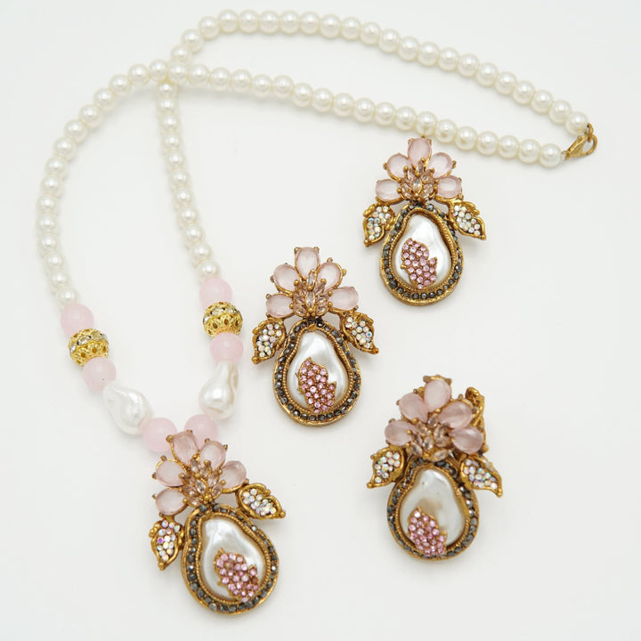 Turkish M.O.P Gems Stones Combo Set - tlmjewels