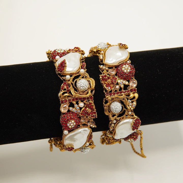 Turkish M.O.P Royal Karas Pair - tlmjewels