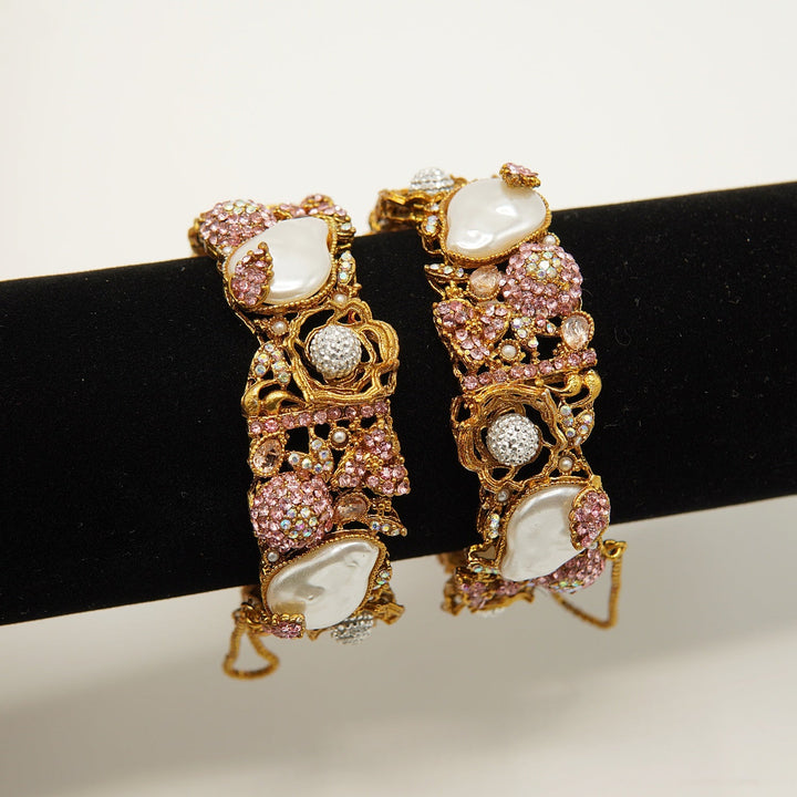 Turkish M.O.P Royal Karas Pair - tlmjewels