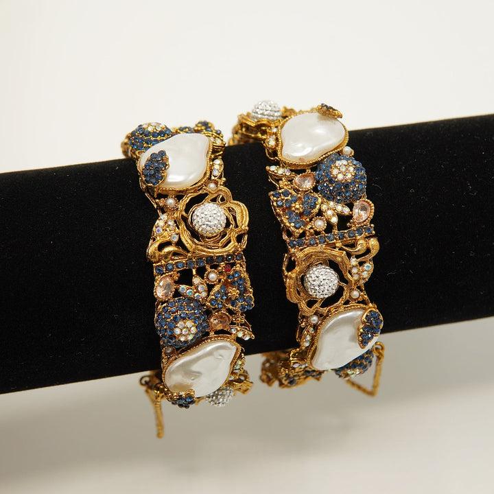 Turkish M.O.P Royal Karas Pair - tlmjewels