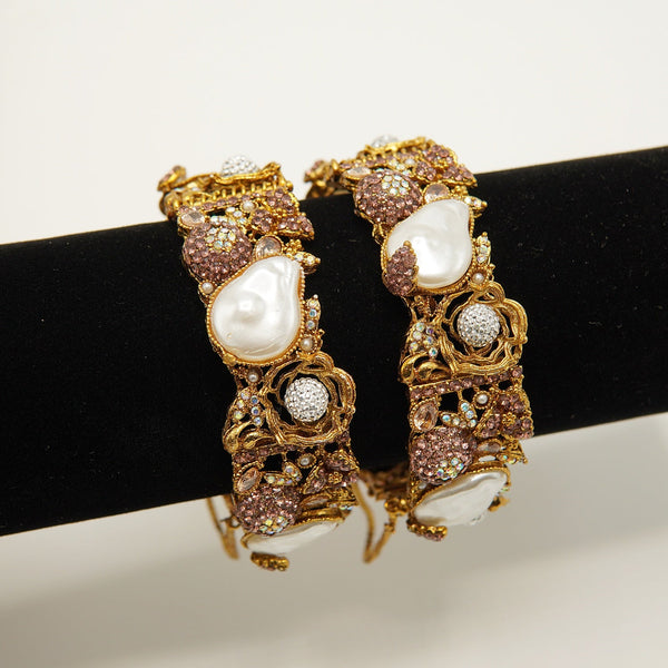 Turkish M.O.P Royal Karas Pair - tlmjewels