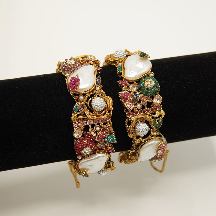 Turkish M.O.P Royal Karas Pair - tlmjewels