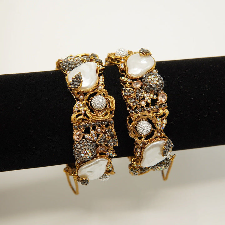 Turkish M.O.P Royal Karas Pair - tlmjewels