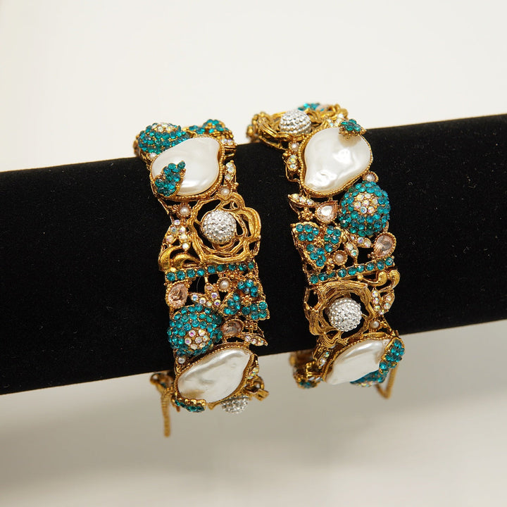Turkish M.O.P Royal Karas Pair - tlmjewels