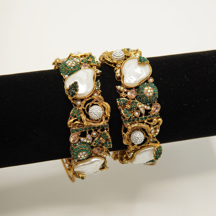 Turkish M.O.P Royal Karas Pair - tlmjewels