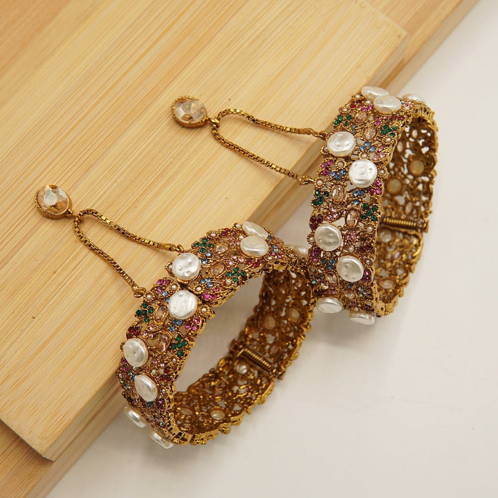 Turkish Mother Of Pearl Bangles - tlmjewels