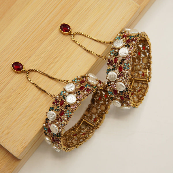Turkish Mother Of Pearl Bangles - tlmjewels