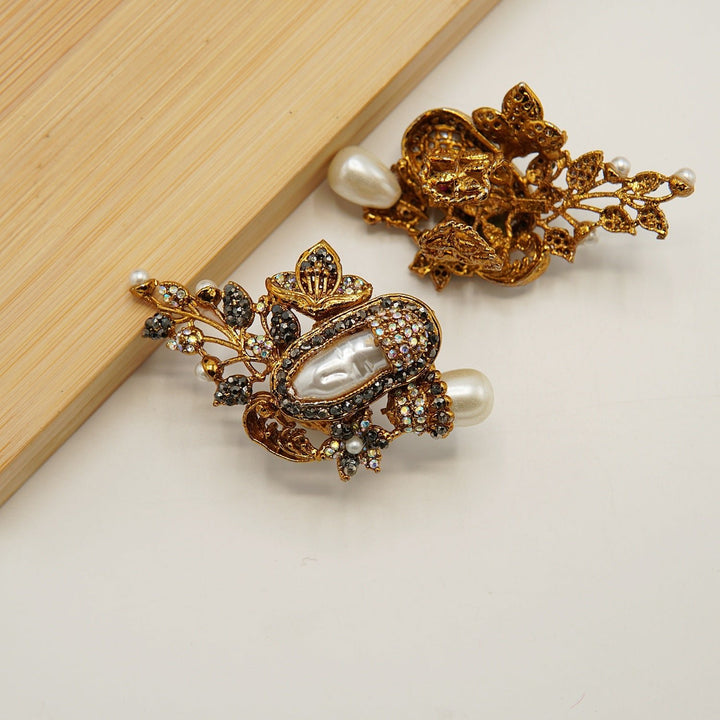 Turkish Mother Of Pearl Designer Ring - tlmjewels