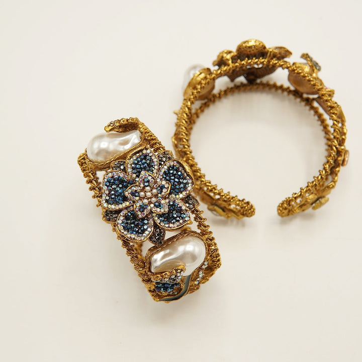 Turkish Mother Of Pearl Handcuff - tlmjewels