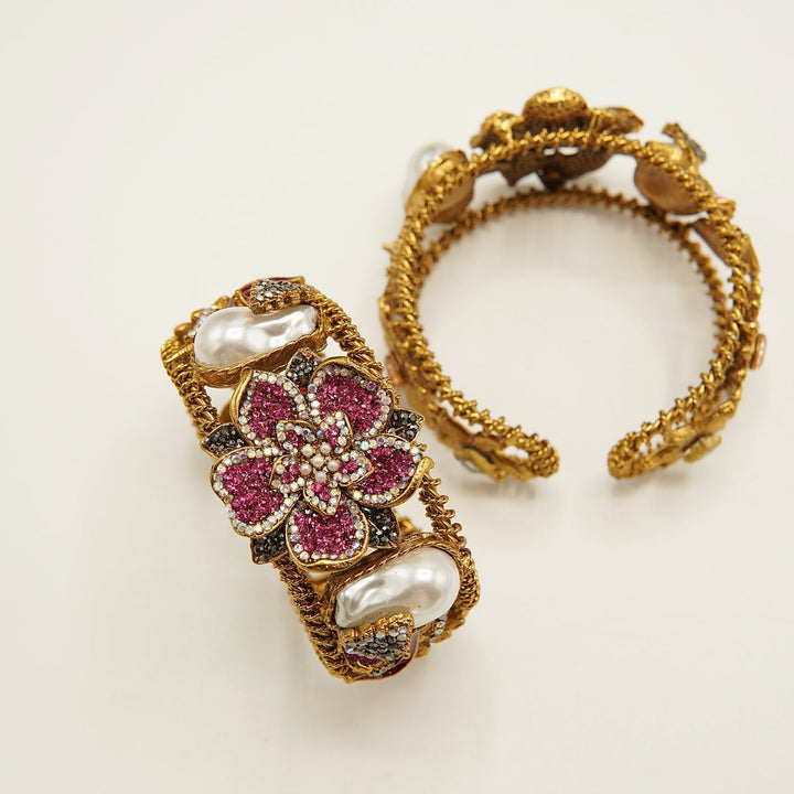 Turkish Mother Of Pearl Handcuff - tlmjewels