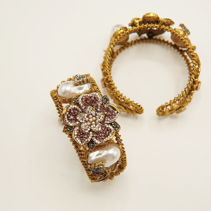 Turkish Mother Of Pearl Handcuff - tlmjewels